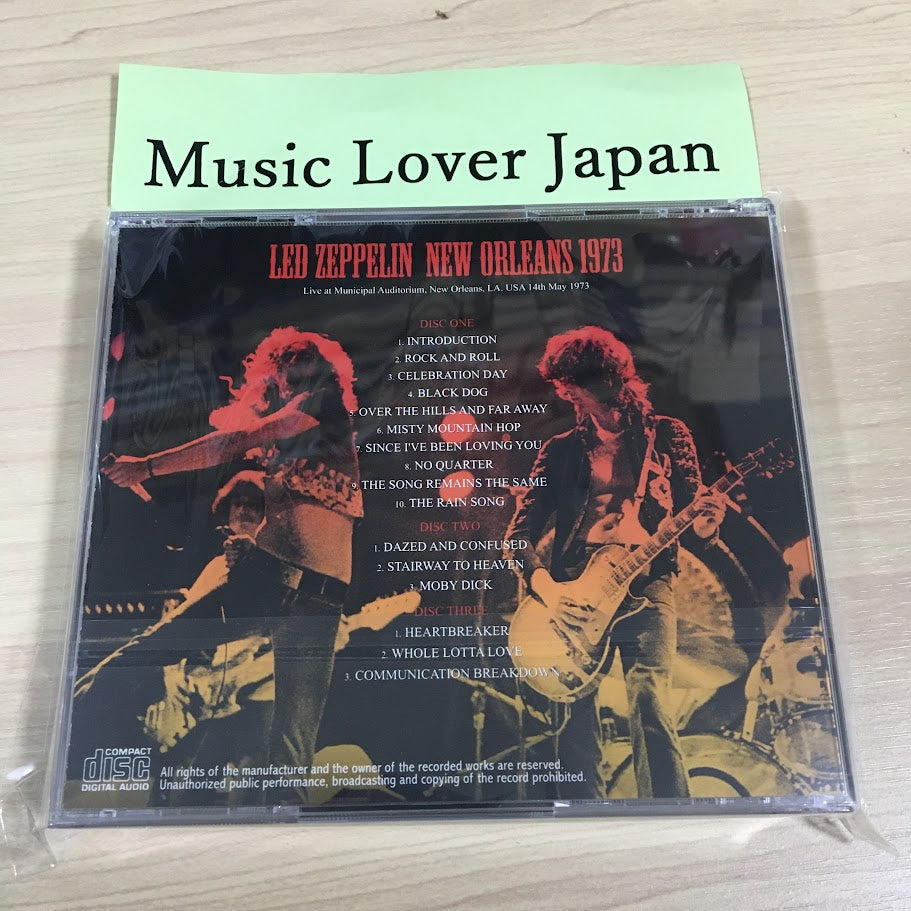 LED ZEPPELIN / NEW ORLEANS 1973 (3CD) – Music Lover Japan