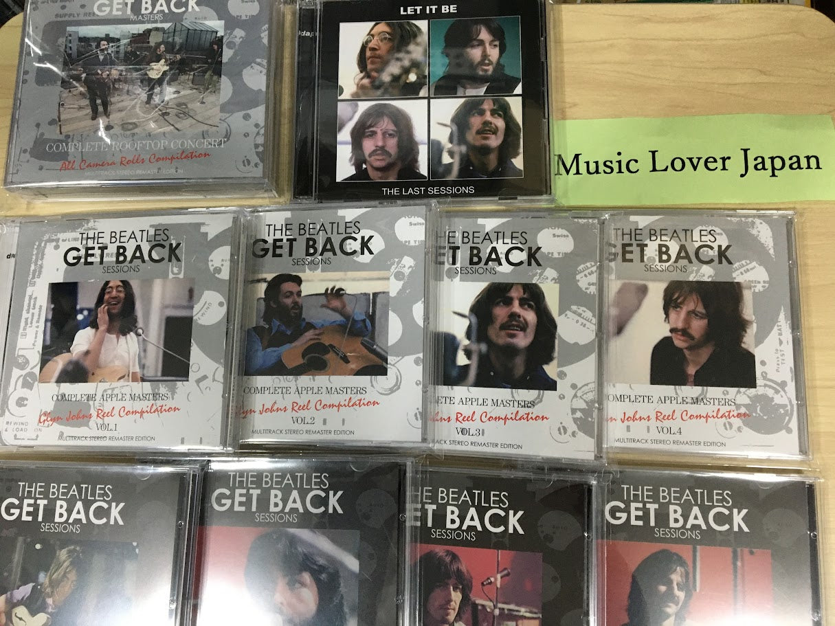 THE BEATLES LET IT BE THE LAST SESSIONS & GET BACK SESSIONS & ROOFTOP CONCERT COMPLETE 10 SET 【21CD】