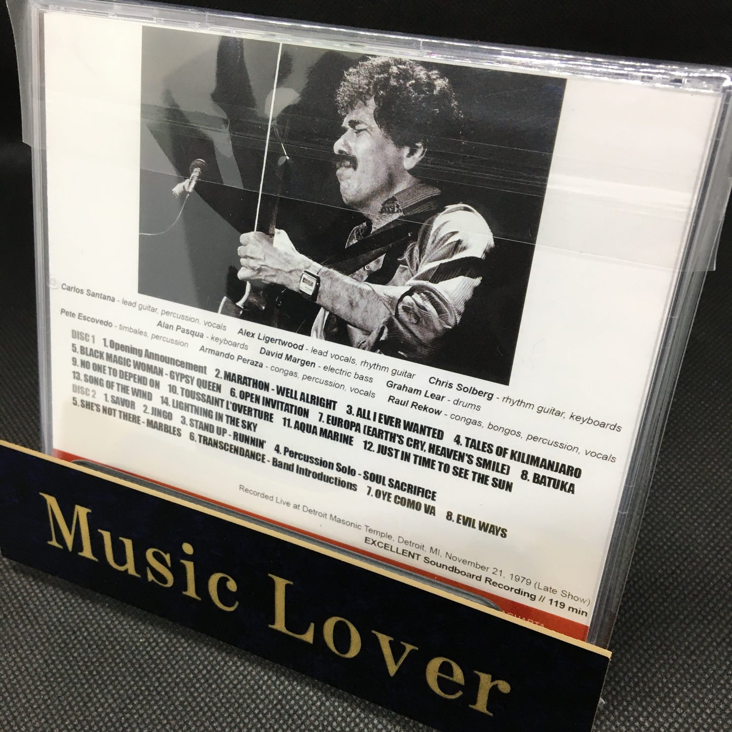 SANTANA / LATE SHOW AT DETROIT MASONIC TEMPLE 1979 (2CDR)