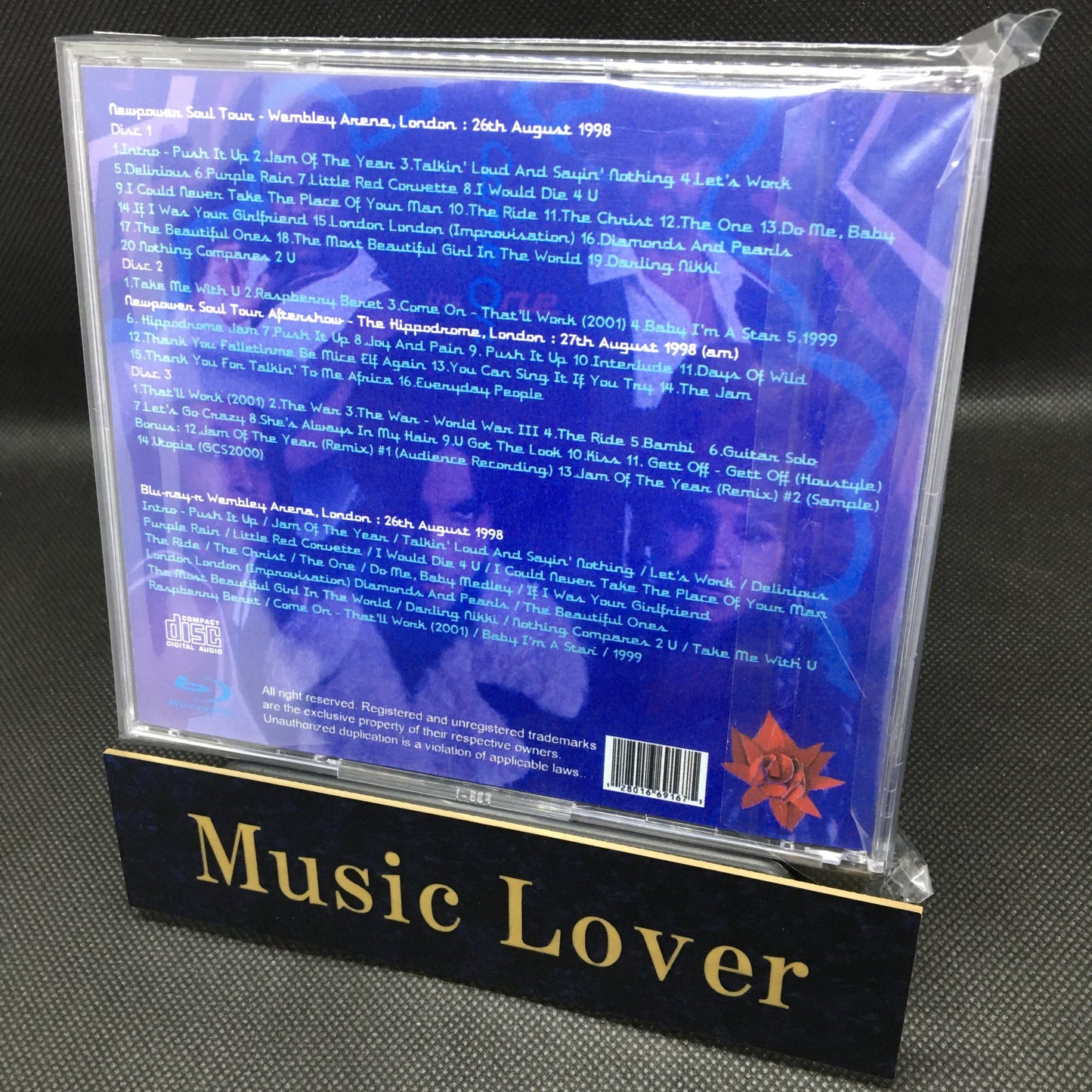 PRINCE / Newpower Soul London August 26 & 27, 1998 (3CDR+1BDR)