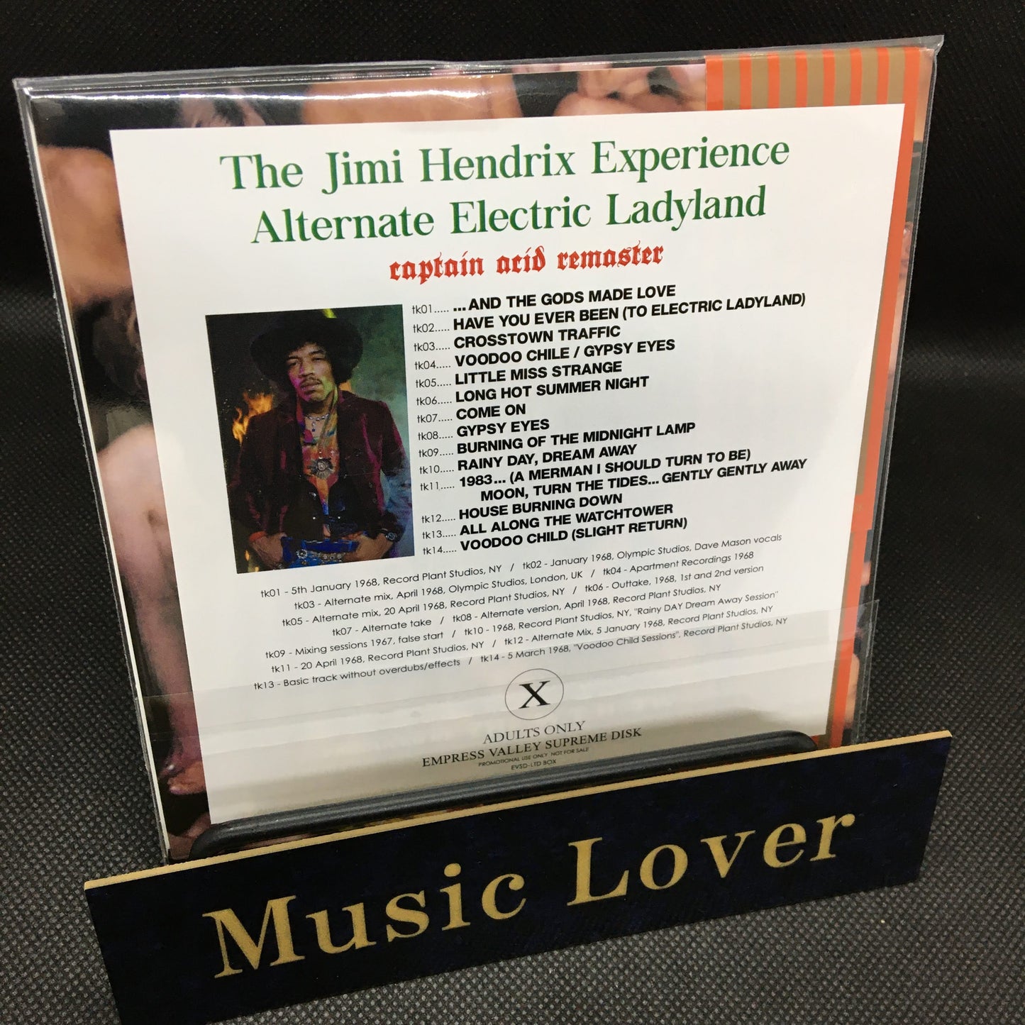 THE JIMI HENDRIX EXPERIENCE / ALTERNATE ELECTRIC LADYLAND (1CD)