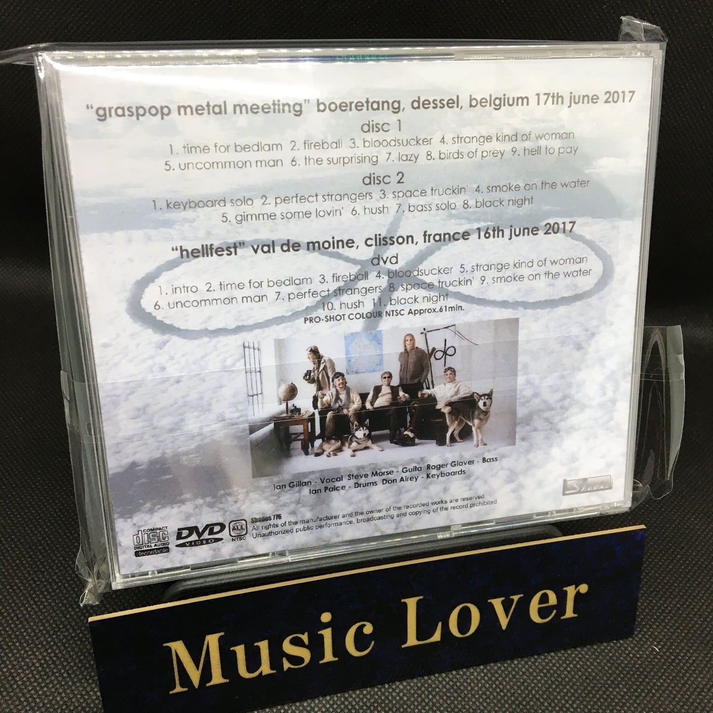 DEEP PURPLE / LIVE IN EUROPE 2017 (2CDR+1DVDR)
