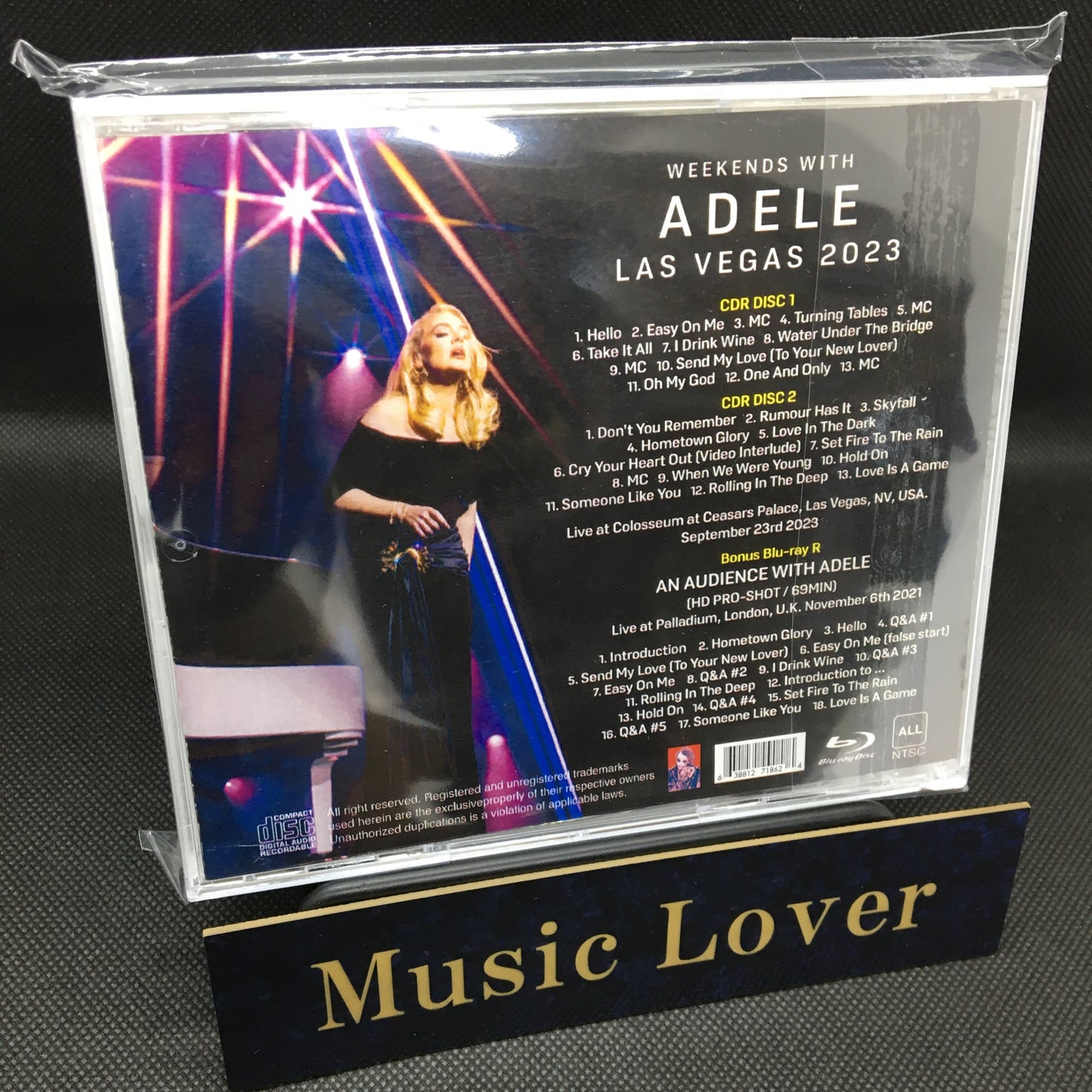 ADELE / LAS VEGAS 2023 Stereo IEM Bonus PRO SHOT (2CDR+1BDR)