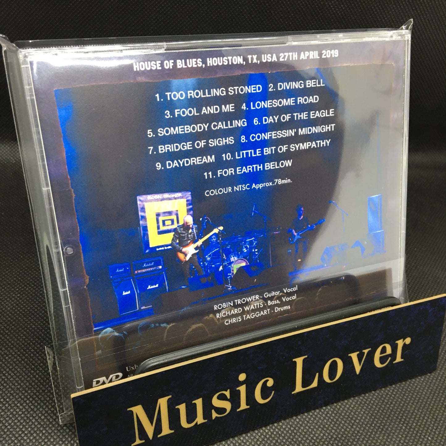ROBIN TROWER / HOUSE OF BLUES HOUSON 2019 (1DVDR)