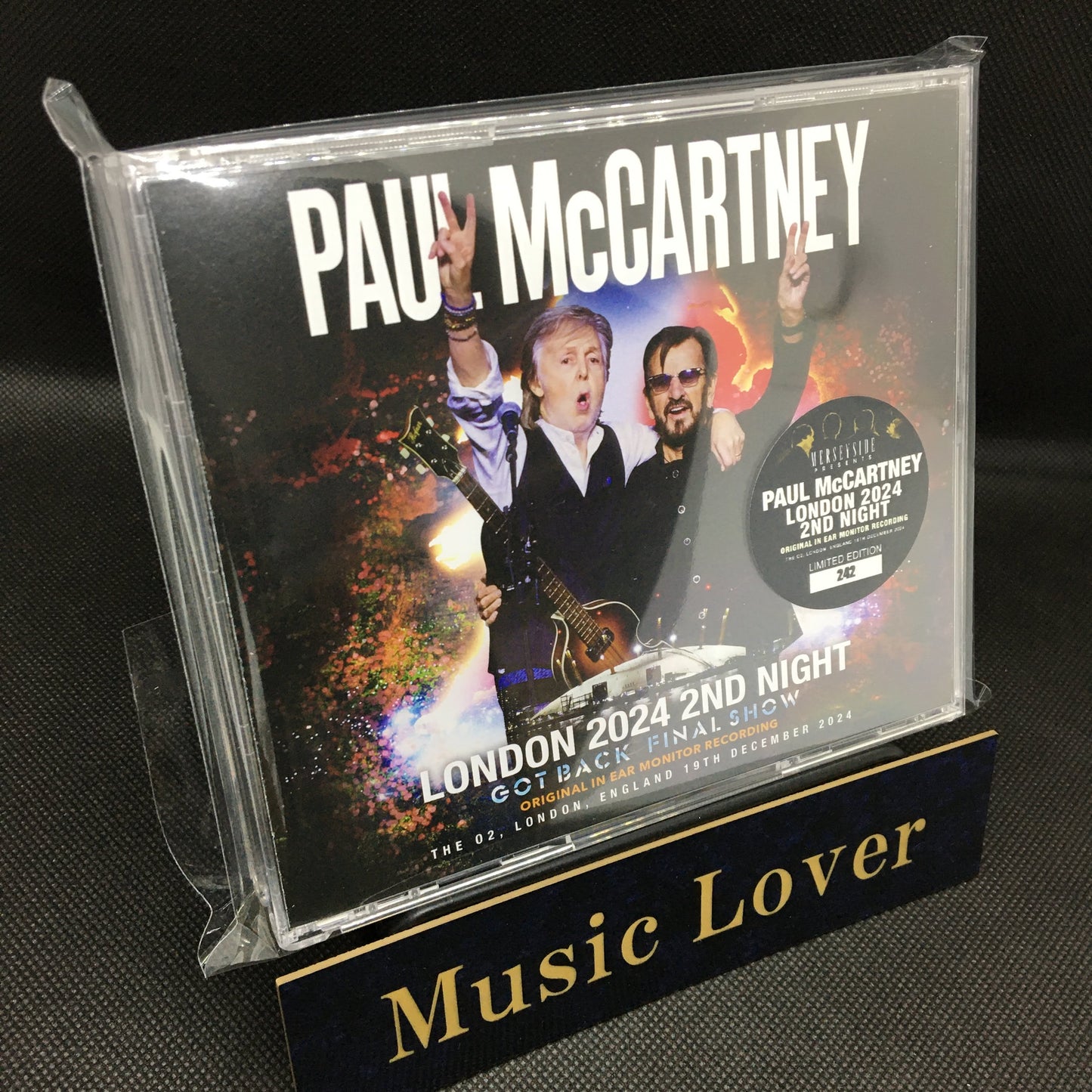 PAUL McCARTNEY / LONDON 2024 2ND NIGHT ‘GOT BACK’ FINAL SHOW ORIGINAL IN EAR MONITOR RECORDING (3CD)