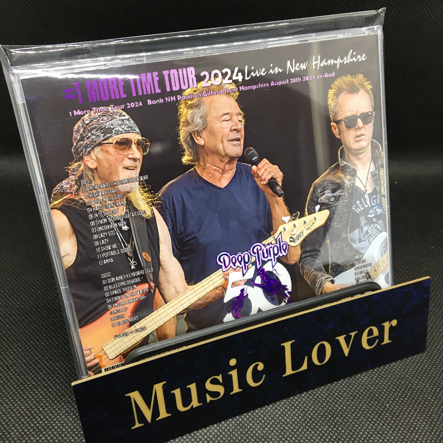 Deep Purple / 1 More Time Tour 2024 (2CDR) Bank NH Pavilion Gilford New Hampshire