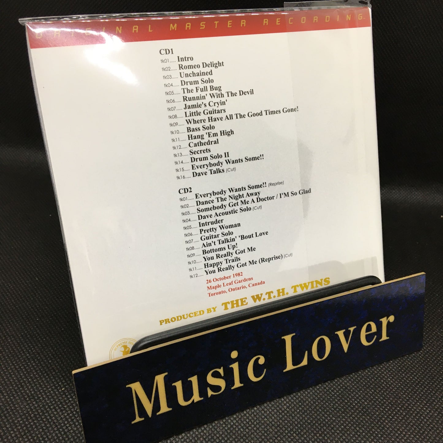 VAN HALEN / TORONTO NIGHT (2CD) Empress Valley