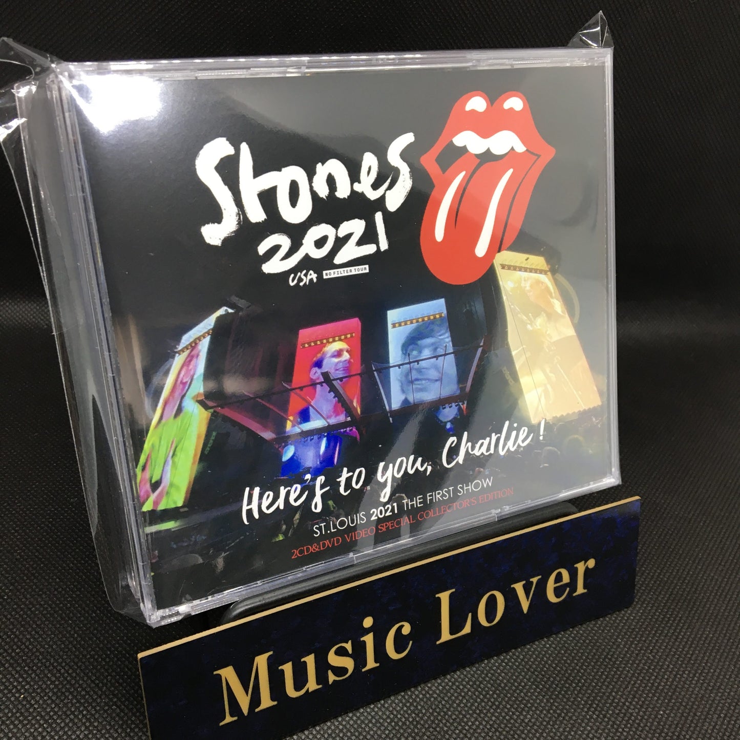 The Rolling Stones Here's to You, Charlie No Filter Tour USA St.louis 2021 First Show 2CD DVD
