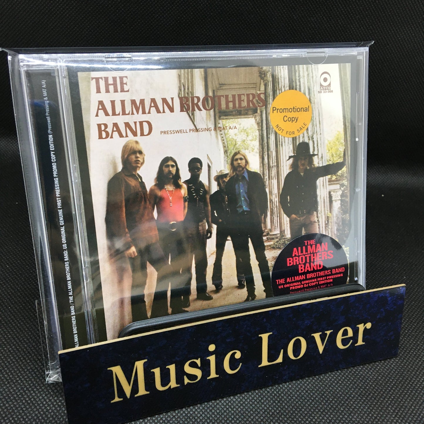 ALLMAN BROTHERS BAND / THE ALLMAN BROTHERS BAND US ORIGINAL GENUINE FIRST PRESSING PROMO COPY EDITION PRESSWELL PRESSING & MAT A/A (1CD)