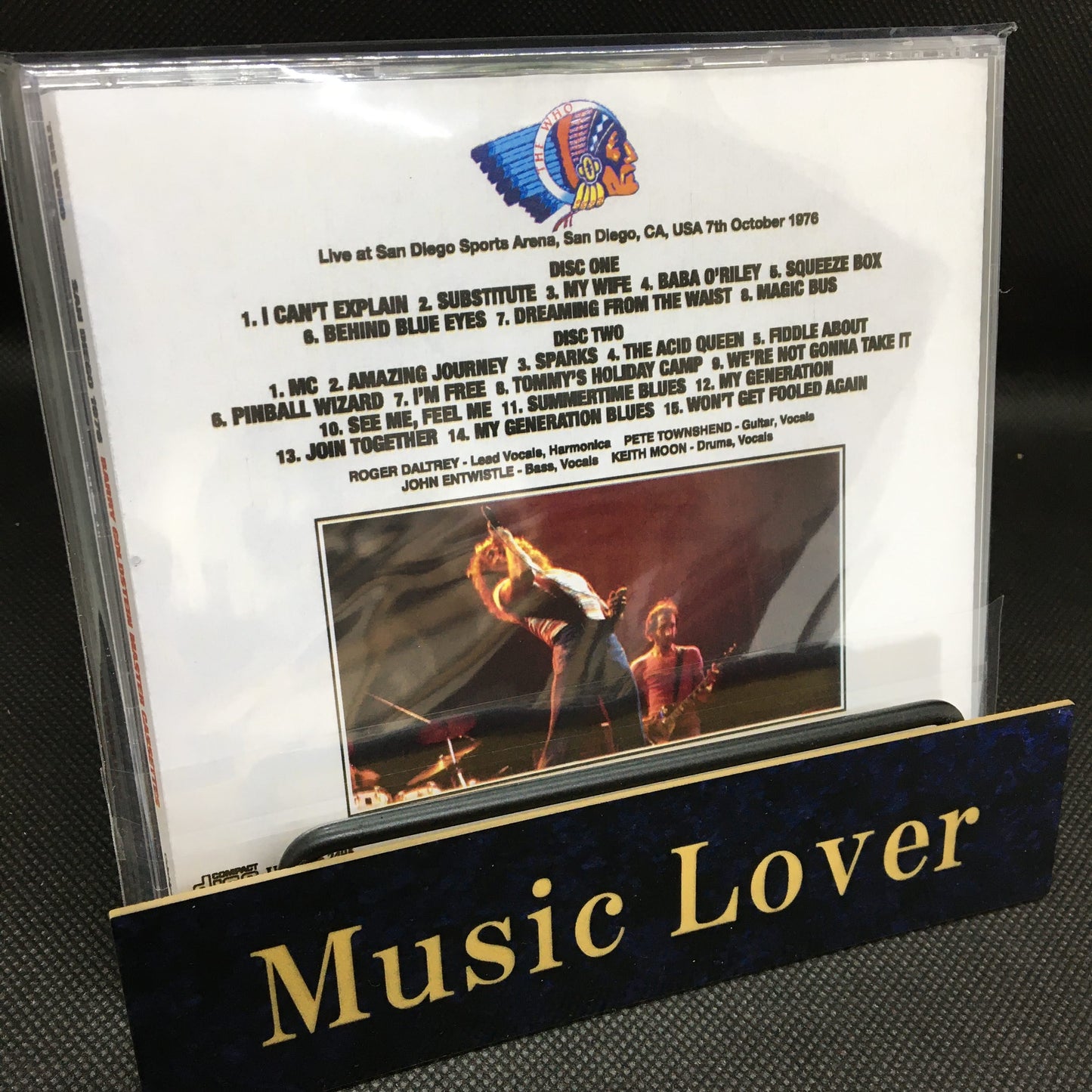 THE WHO / SAN DIEGO 1976 BARRY GOLDSTEIN MASTER CASSETTES (2CDR)