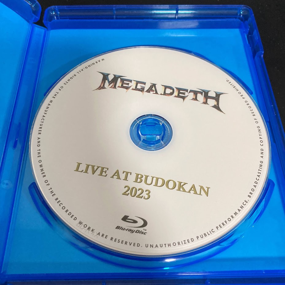 MEGADETH / LIVE AT BUDOKAN 2023 (1BDR) – Music Lover Japan
