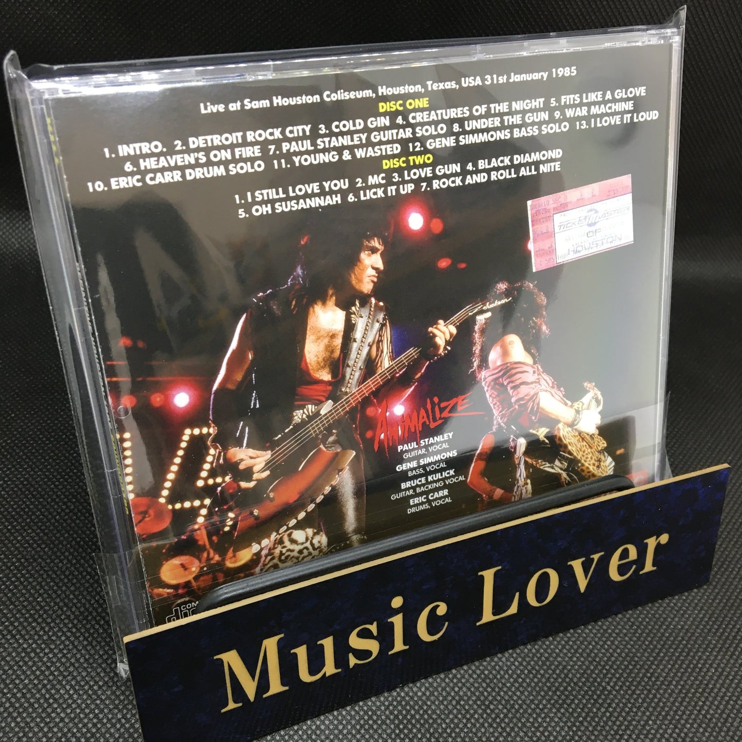KISS / DEFINITIVE HOUSTON 1985 SOUNDBOARD (2CD)