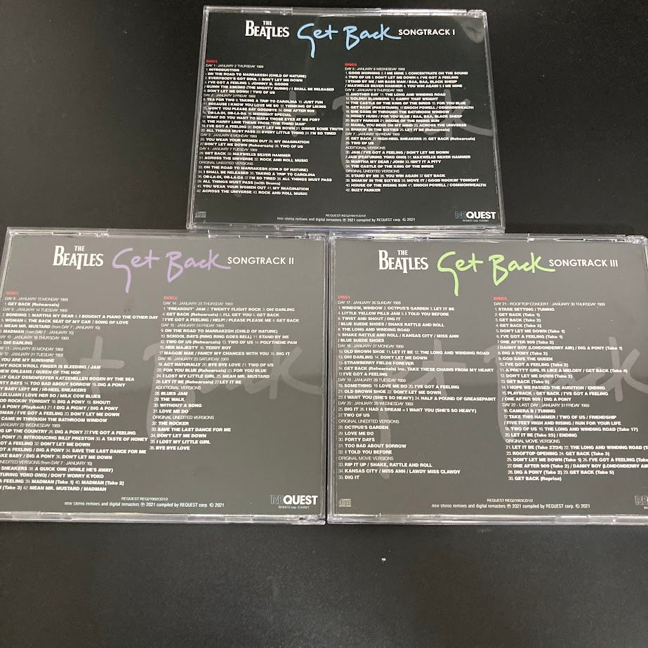 THE BEATLES / GET BACK SONGTRACK 1~3 6CD I II III Set