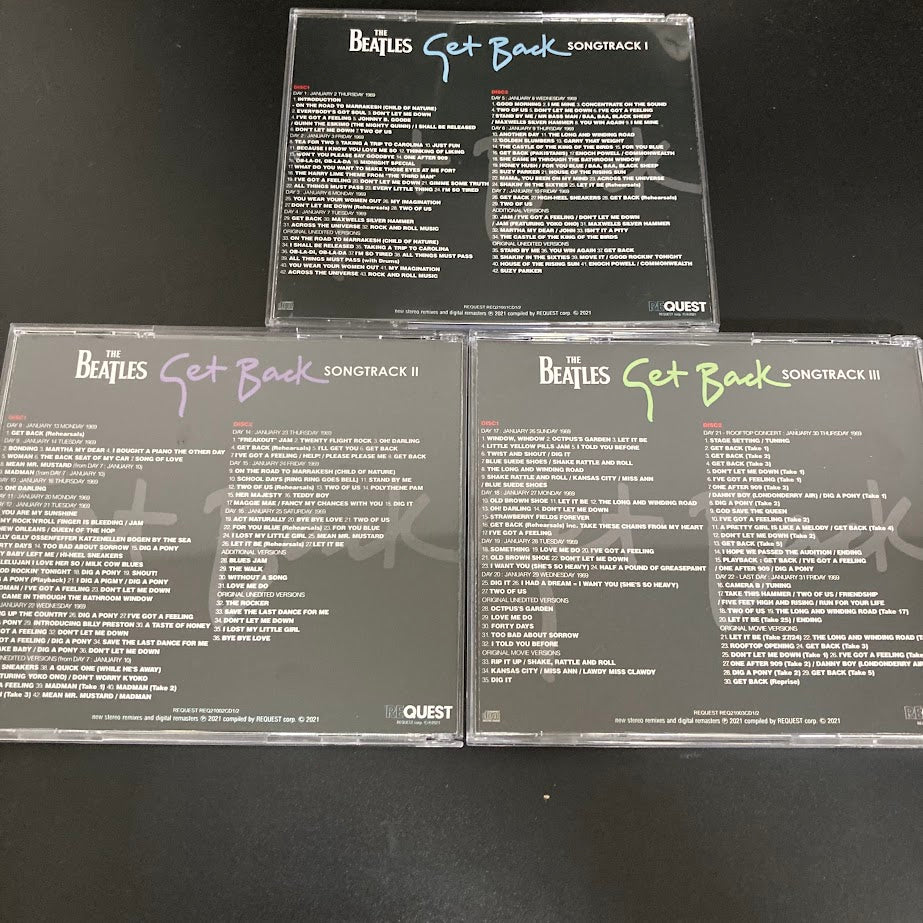 THE BEATLES / GET BACK SONGTRACK 1~3 6CD I II III Set – Music 