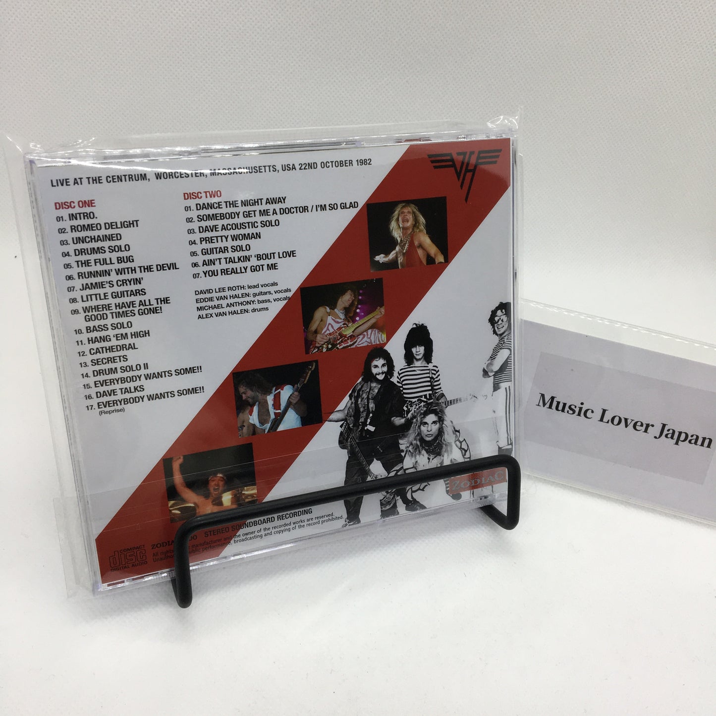 VAN HALEN / WORCESTER 1982 1ST NIGHT SOUNDBOARD (2CD)