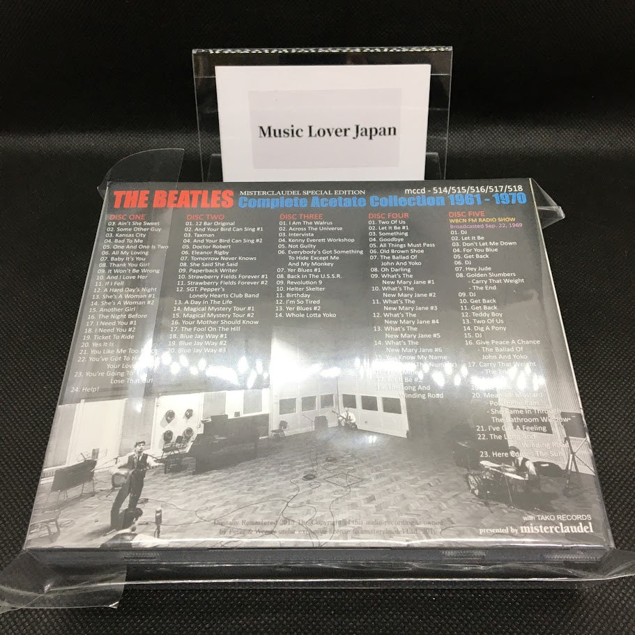 THE BEATLES / COMPLETE ACETATE COLLECTION 1961-1970 【5CD】