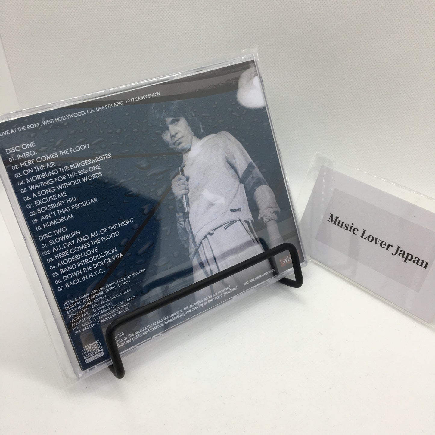 PETER GABRIEL / THE ROXY 1977 1ST NIGHT (EARLY SHOW) MIKE MILLARD MASTER TAPES (2CDR)