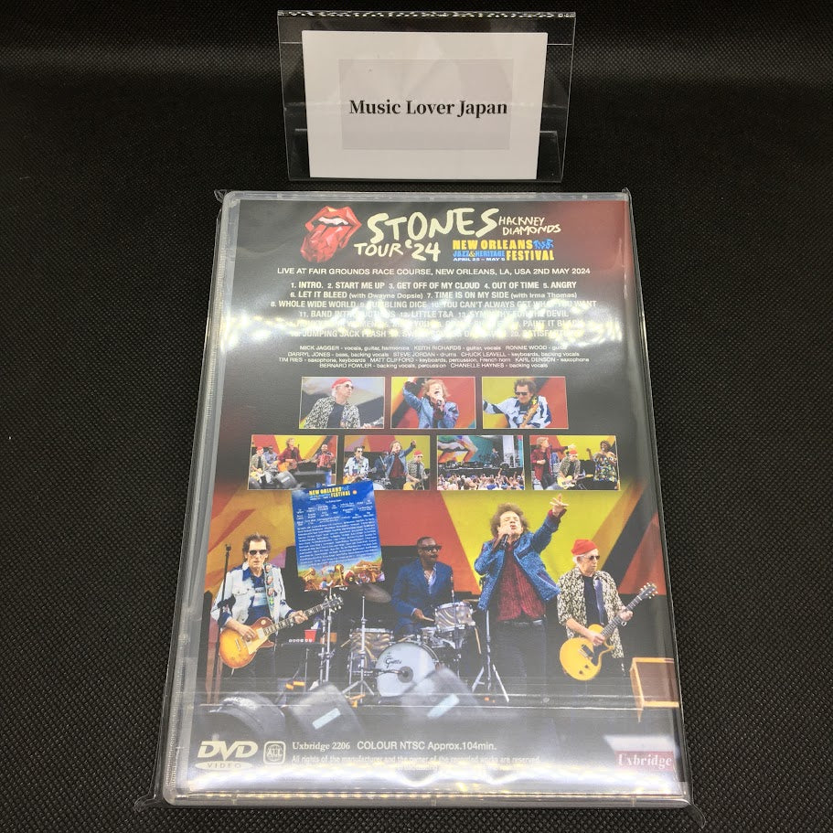 THE ROLLING STONES / NEW ORLEANS JAZZ & HERITAGE FESTIVAL 2024 THE VIDEO (1DVDR)