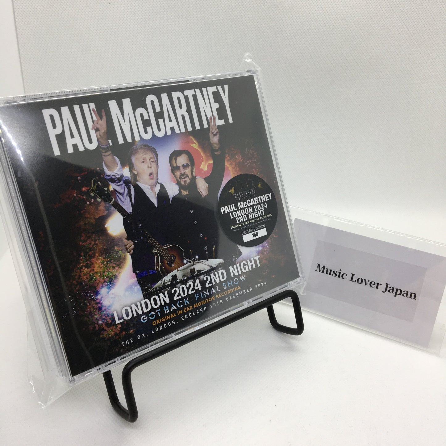 PAUL McCARTNEY / LONDON 2024 2ND NIGHT ‘GOT BACK’ FINAL SHOW ORIGINAL IN EAR MONITOR RECORDING (3CD)