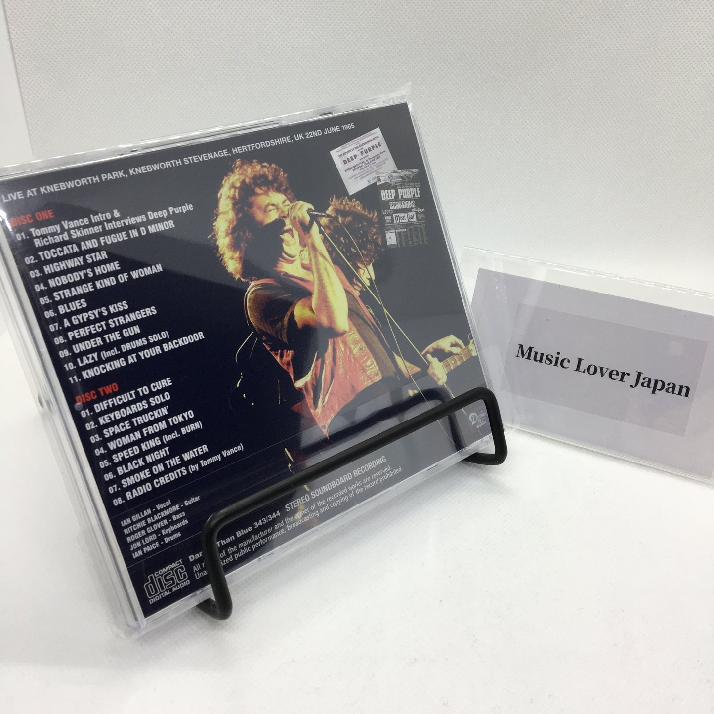 DEEP PURPLE / PERFECT KNEBWORTH 1985 BBC RADIO 1 PRE-FM STEREO SOUNDBOARD (2CD)
