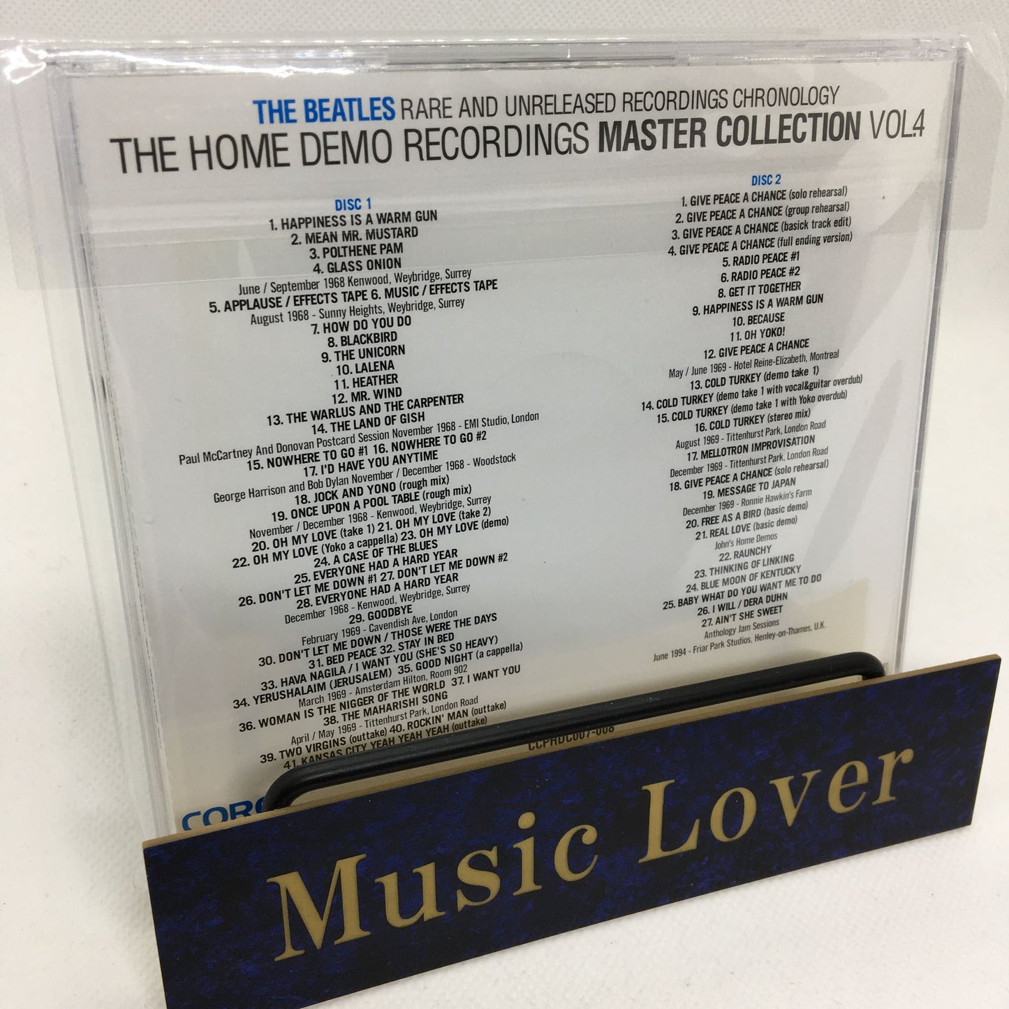 THE BEATLES / THE HOME DEMO RECORDINGS MASTER COLLECTION RARE AND UNRELEASED RECORDINGS CHRONOLOGY (8CD)