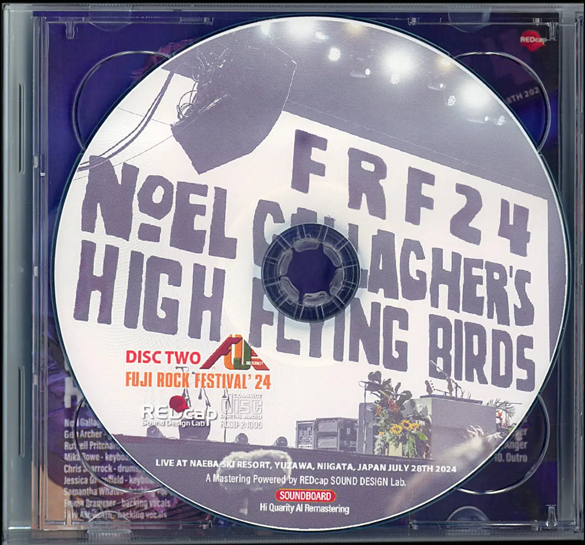 Noel Gallagher's High Flying Birds / FRF24 Fuji Rock '24 Soundboard (2CDR)