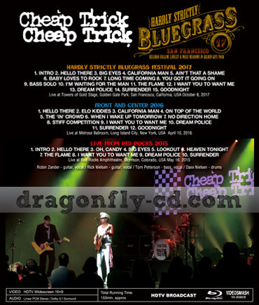 CHEAP TRICK / HARDLY STRICTLY BLUEGRASS 2017 PRO SHOT (1BDR)