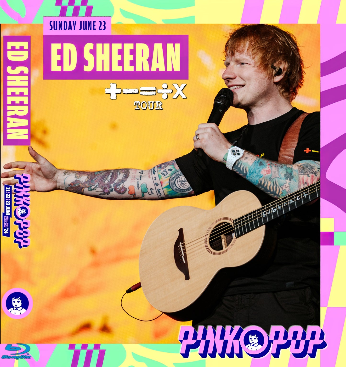Ed Sheeran / +–=÷x Tour 2024 Pinkpop PRO-SHOT (1BDR)
