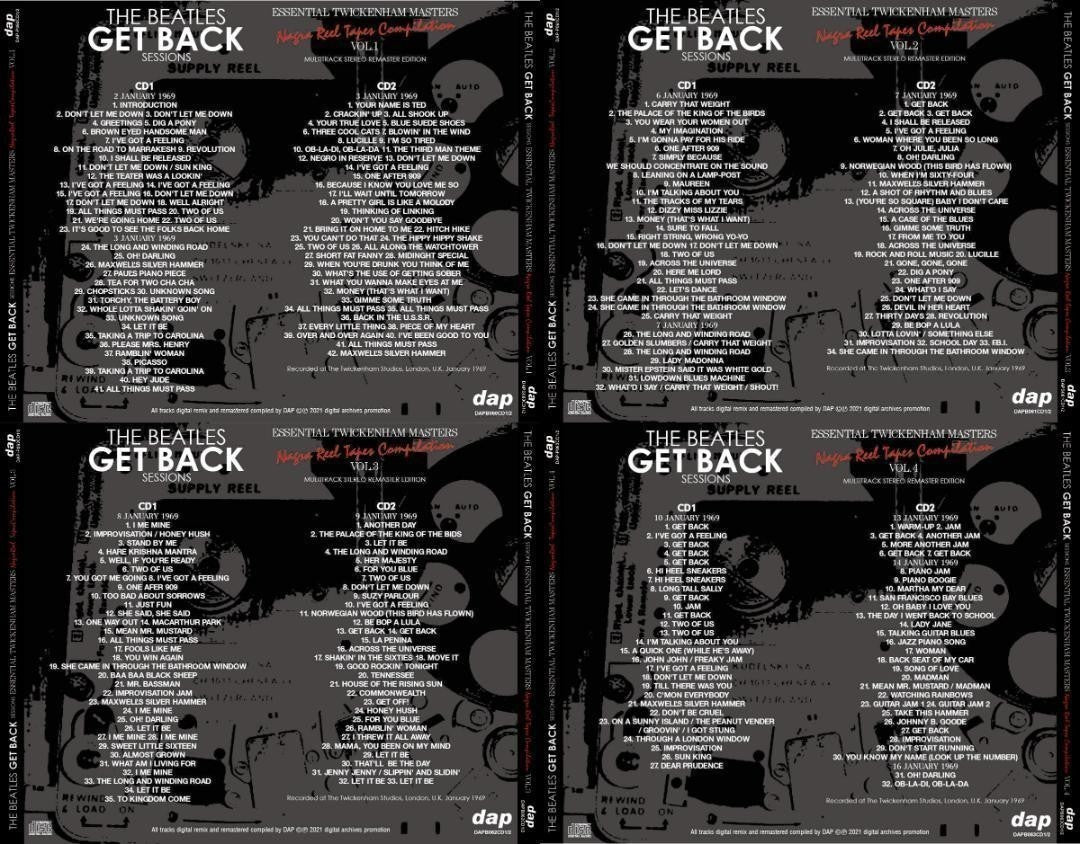 THE BEATLES / GET BACK SESSIONS TWICKENHAM & COMPLETE APPLE MASTERS & ALL THESE YEARS ANTHOLOGY VOL1-8 16 Set (32CD Set)