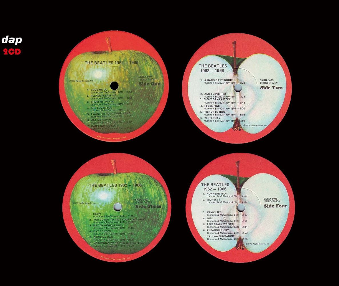 THE BEATLES / 1962-1966 (red) & 1967-1970 (blue) THE CAPITOL ALBUM MASTERS (2CD+2CD)