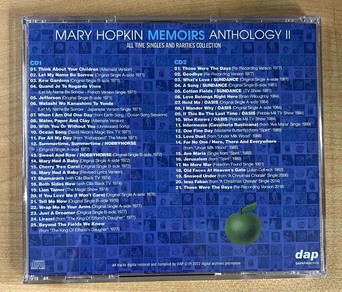 MARY HOPKIN / MEMOIRS : ANTHOLOGY II (2CD) – Music Lover Japan