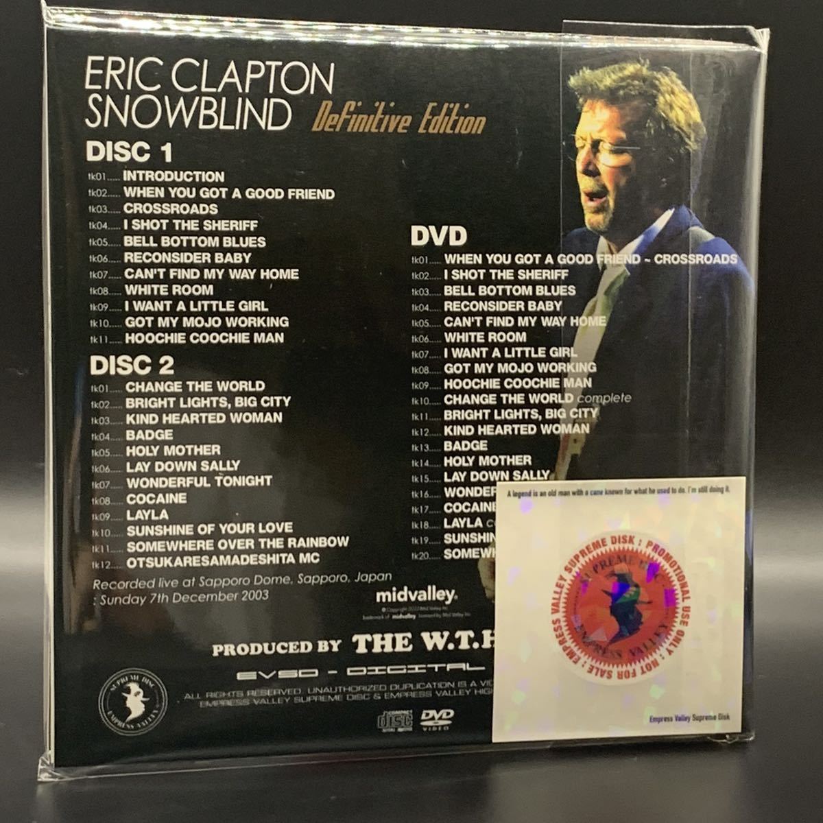 Eric Clapton / Snow Blind Definitive Edition (2CD+1DVD) – Music 