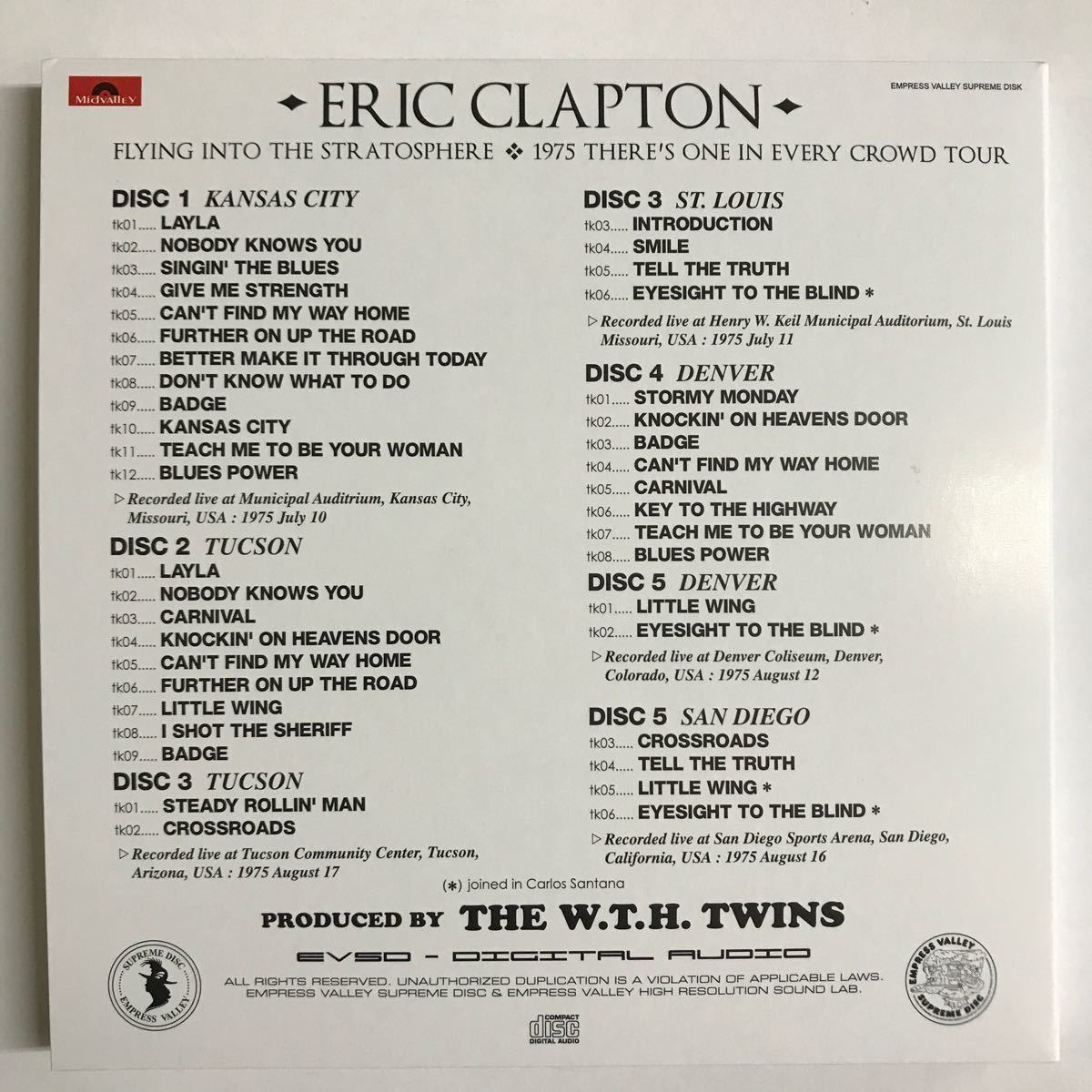 ERIC CLAPTON / FLYING INTO THE STRATOSPHERE (4CD+5CD )