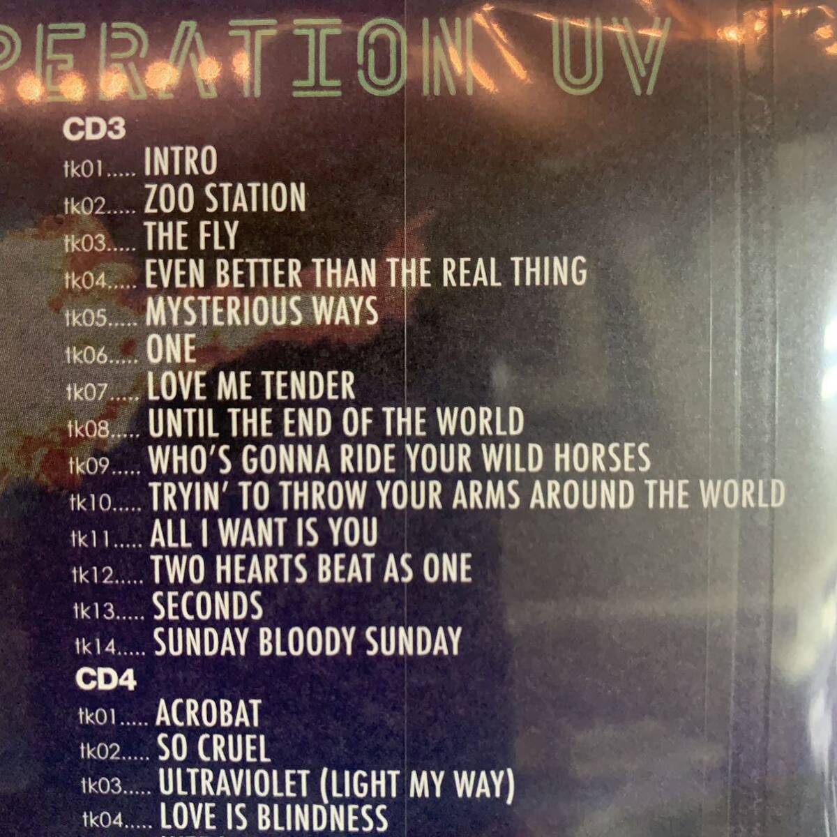 U2 / SPHERE OPERATION IEM Soundboard with Poster (4CD)