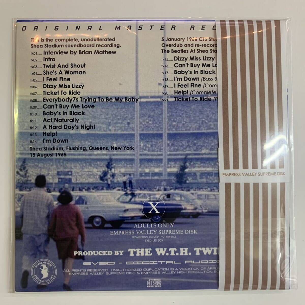 THE BEATLES / SHEA! “The Complete Unadulterated Shea Stadium Soundboard Recording” (1CD)
