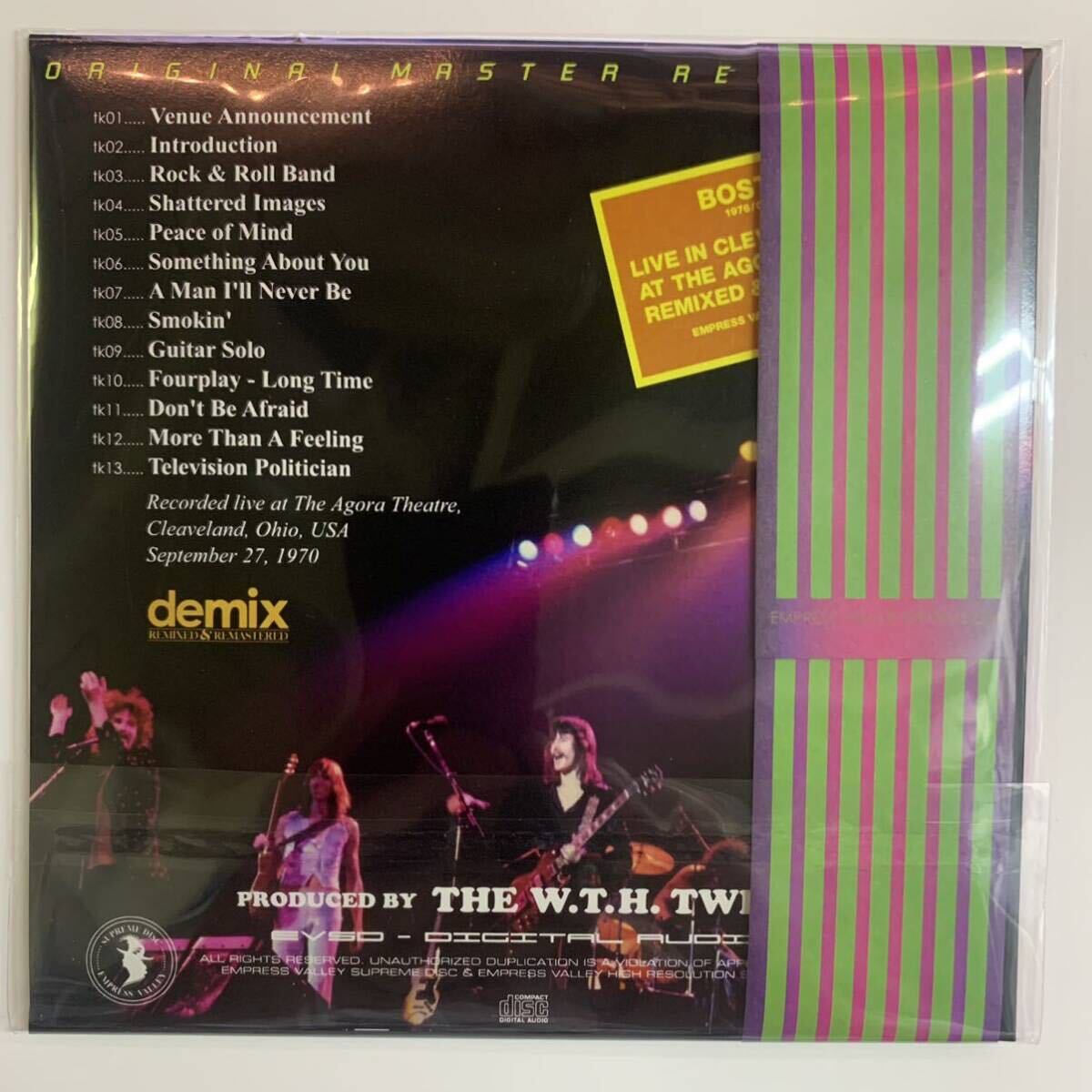 BOSTON / AGORA 1976 (1CD+mini poster) Promo Ver.