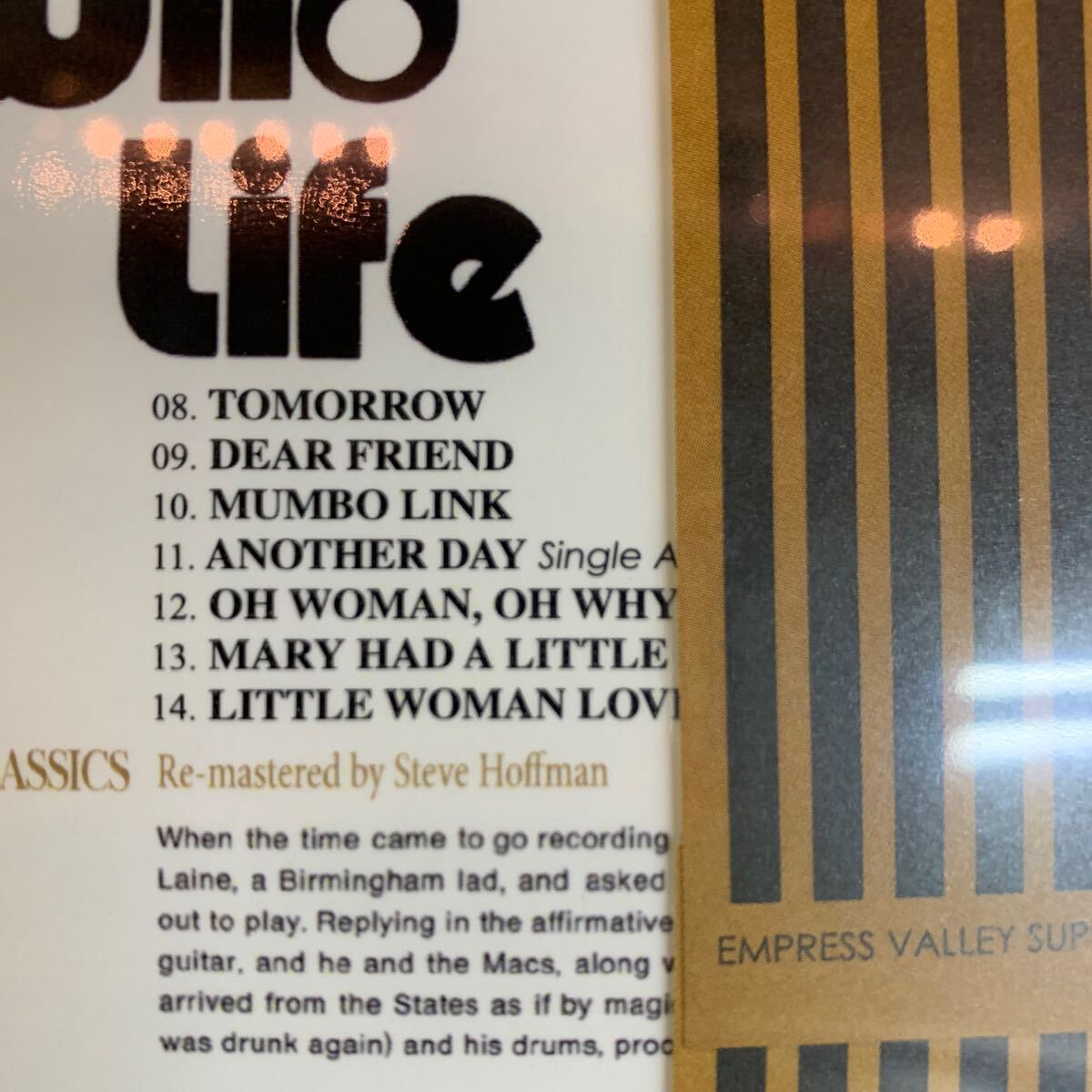 Paul McCartney & WINGS / WILD LIFE DCC COMPACT CLASSICS Remastered by Steve Hoffman (1CD)