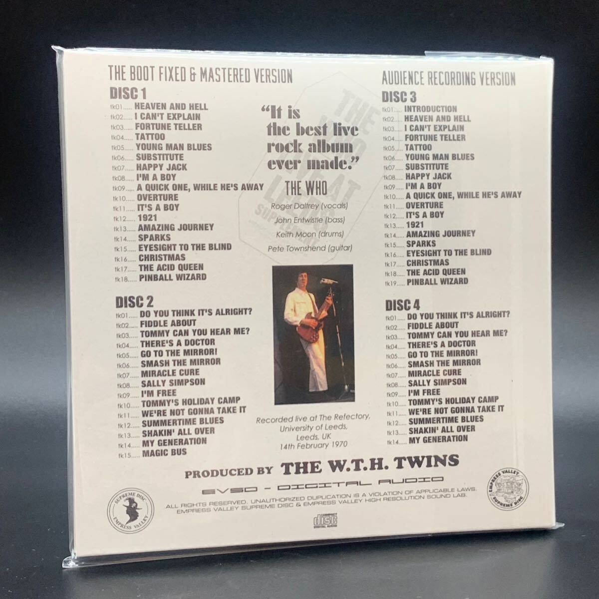 THE WHO / LIVE AT LEEDS COMPLETE (8CD+BONUS CD)