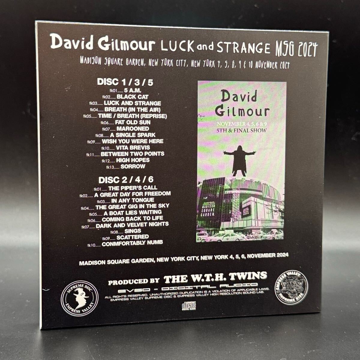 DAVID GILMOUR / MSG 2024 LUCK AND STRANGE (10CD BOX)