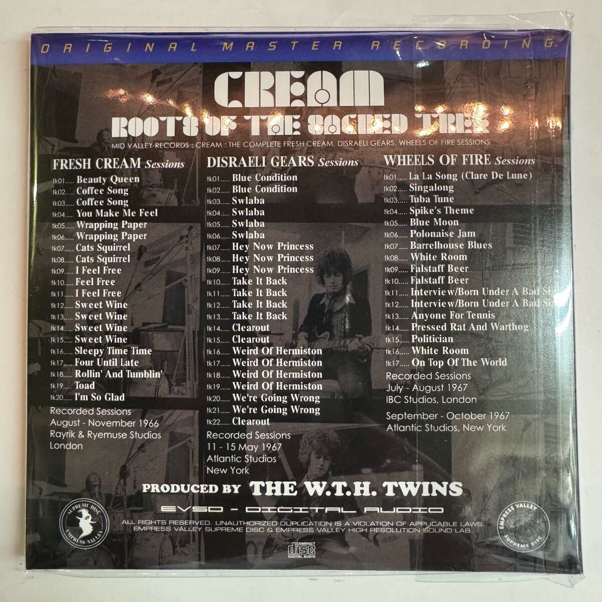CREAM / ROOTS OF THE SACRED TREE (3CD BOX)