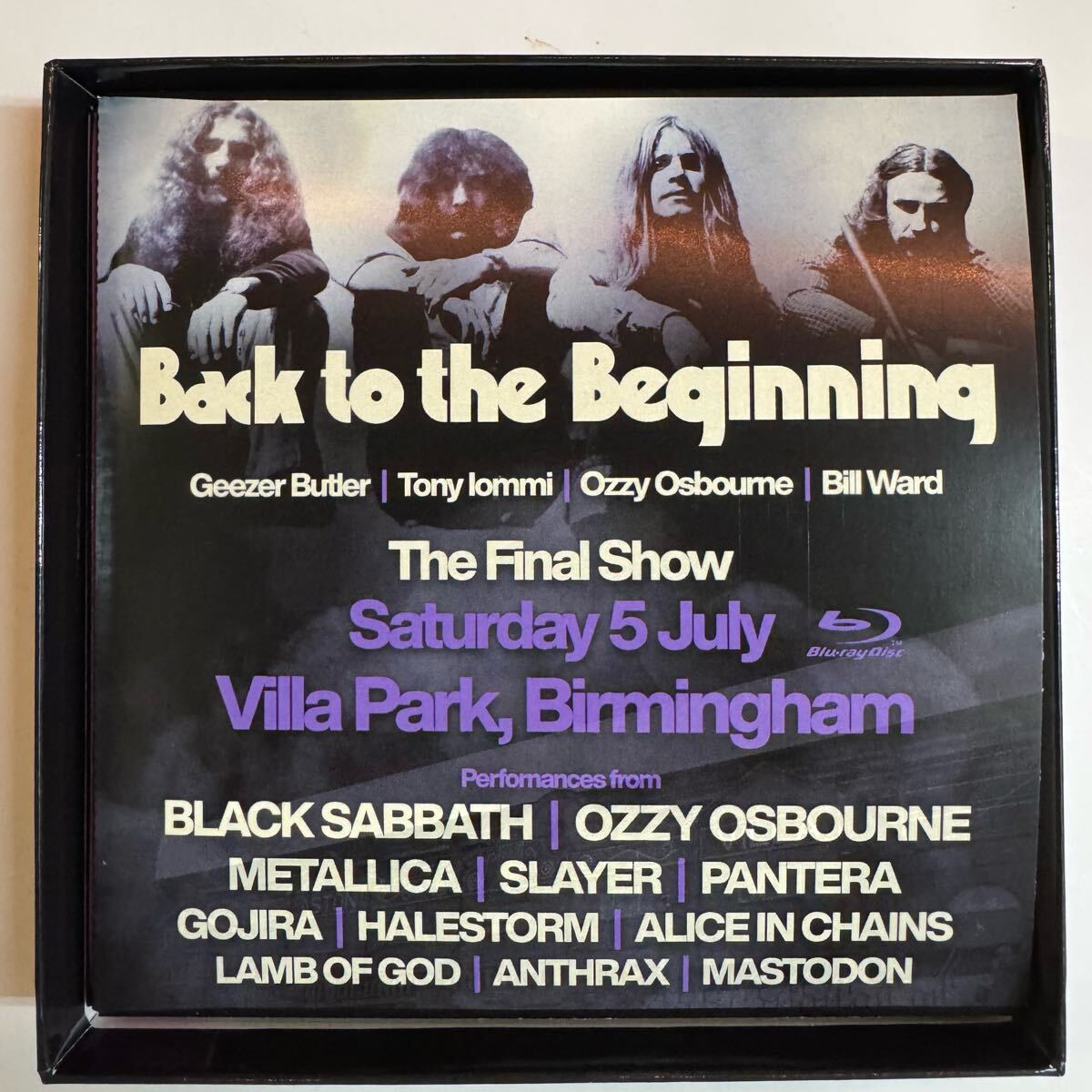 BLACK SABBATH / THE LAST SUPPER Back To The Beginning Last Show Stereo Soundboard 6CD Button badges Limited Box Set