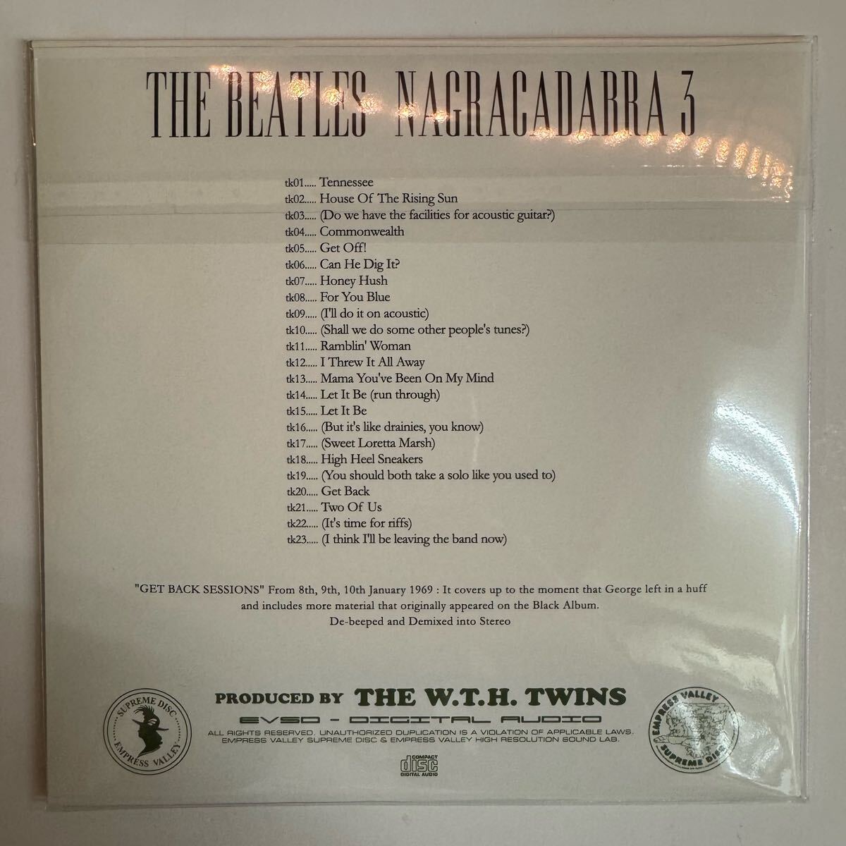 THE BEATLES / NAGRACADABRA Vol.3 (1CD)