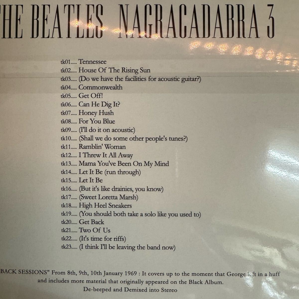 THE BEATLES / NAGRACADABRA Vol.3 (1CD)