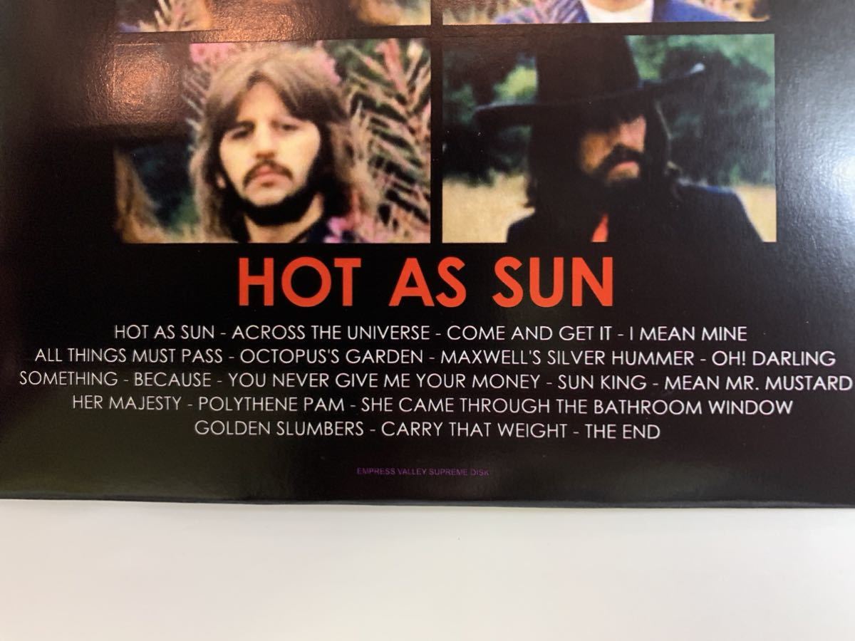 THE BEATLES / HOT AS SUN (1CD) – Music Lover Japan