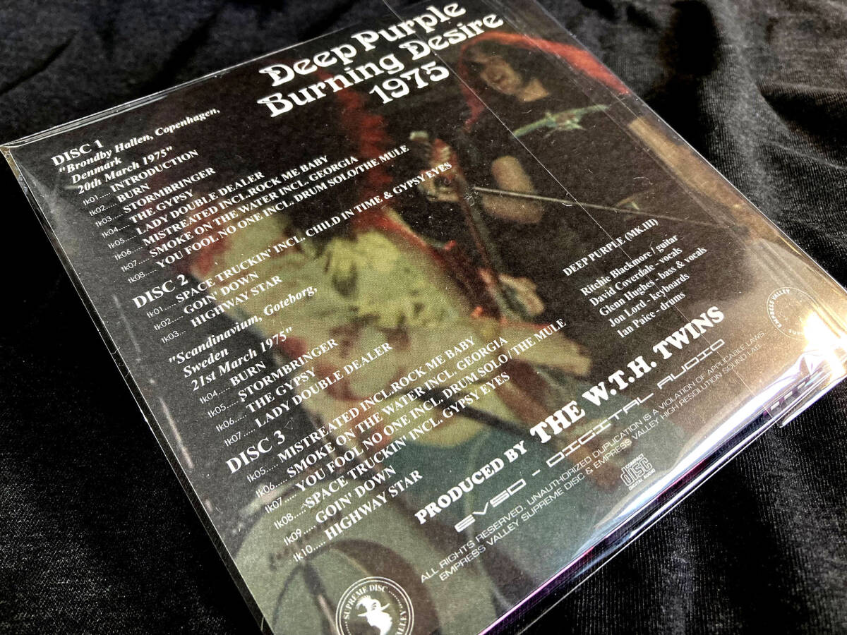 Deep Purple / Burning Desire Denmark & Sweden 1975 (3CD) Empress Valley
