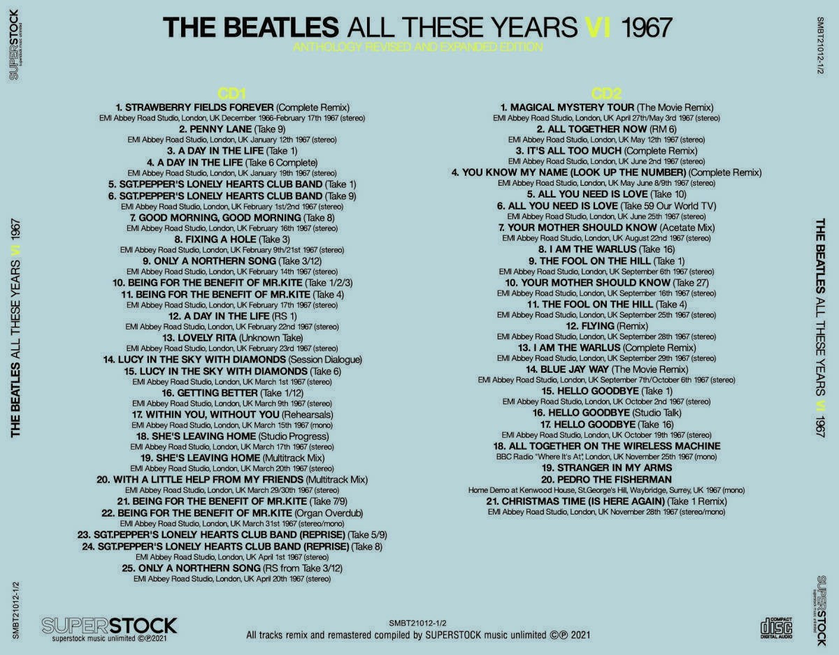 THE BEATLES / ALL THESE YEARS Ⅰ - Ⅷ ANTHOLOGY REVISED AND EXPANDED EDITION (16CD)