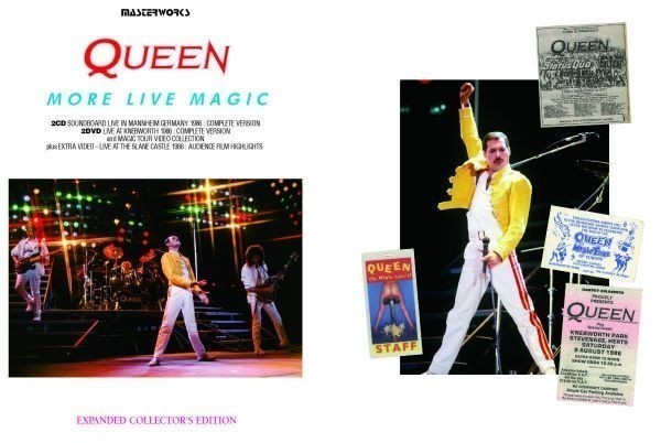 QUEEN / MORE LIVE MAGIC EXPANDED COLLECTOR'S EDITION [2CD+2DVD 