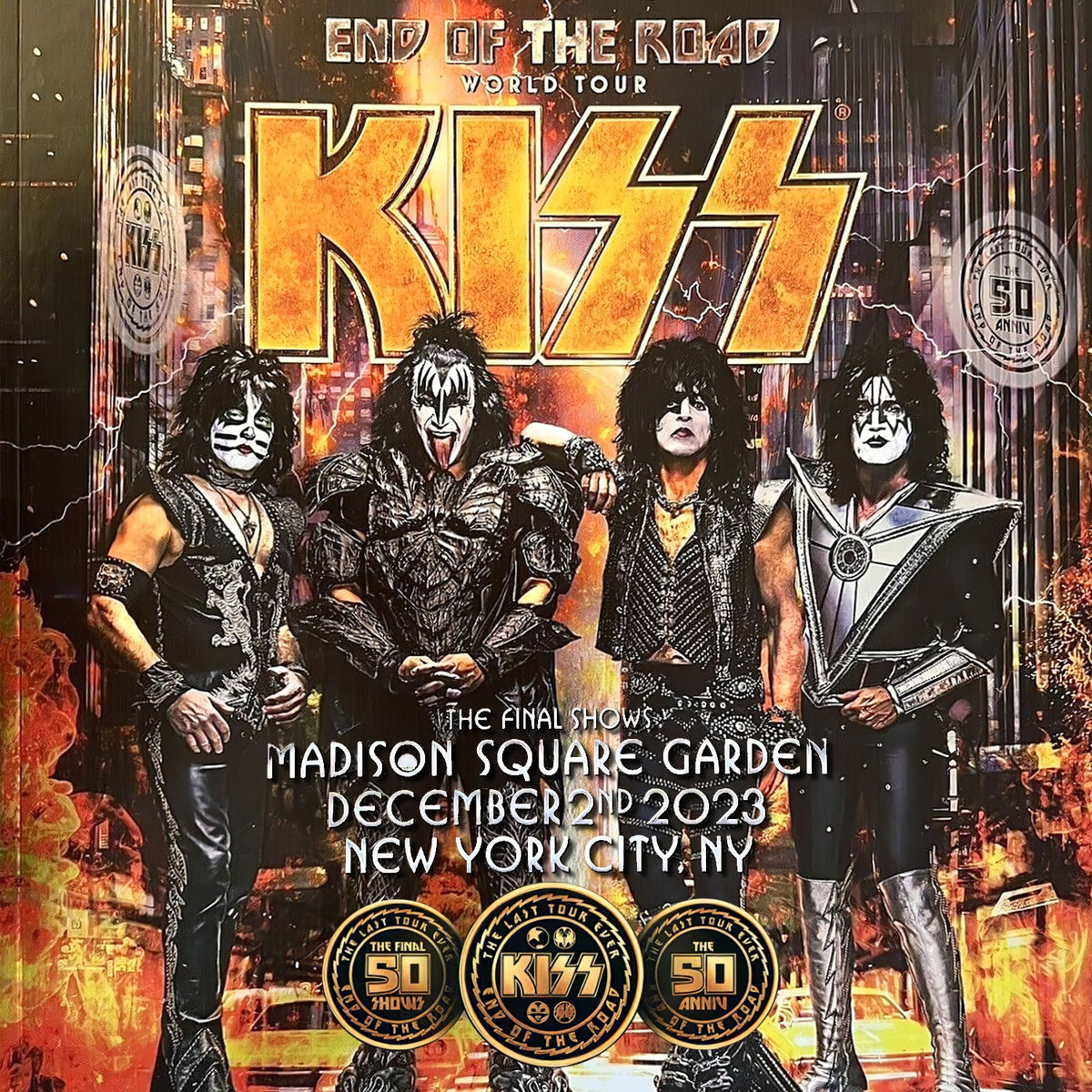 KISS / End of the Road World Tour 2023 Final Soundboard (2CDR 