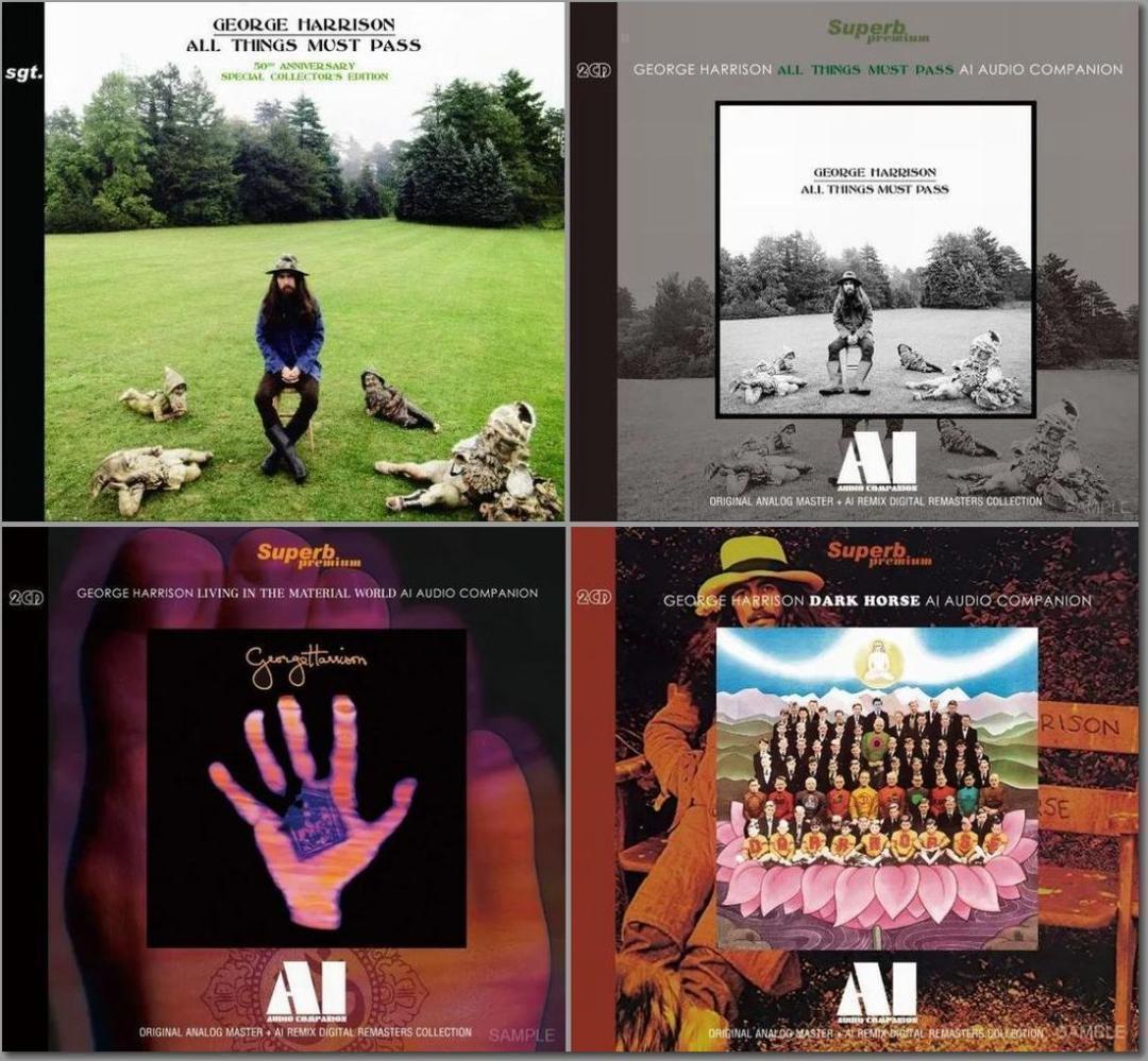 GEORGE HARRISON / LIVING IN THE MATERIAL WORLD DARK HORSE ALL THINGS MUST PASS 2Set (8CD)