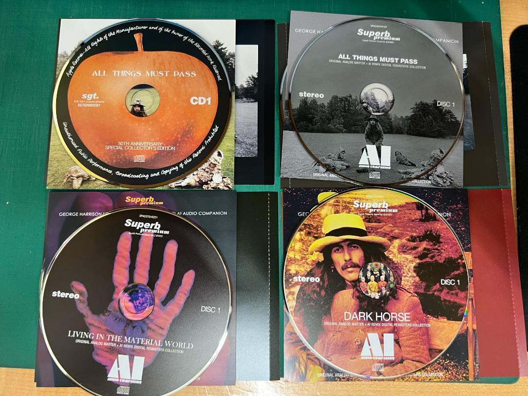 GEORGE HARRISON / LIVING IN THE MATERIAL WORLD DARK HORSE ALL THINGS MUST PASS 2Set (8CD)